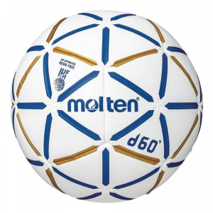Piłka ręczna Molten H2D4000-BW D60 IHF Approved biało-niebiesko-złota rozm. 2
