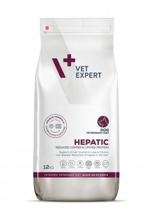 VET EXPERT Veterinary Diet Hepatic Dog - sucha karma dla psa - 12kg