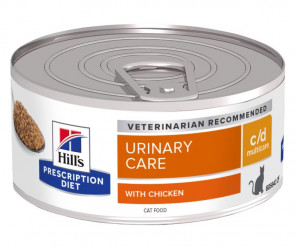 HILL'S Prescription Diet C/D Urinary Care Gulasz z kurczakiem - mokra karma dla kota - 82 g