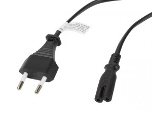 Lanberg kabel zasilający euro cee 7/16 -> c7 1.8m ca-c7ca-10cc-0018-bk