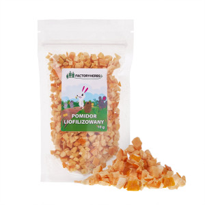 FACTORY HERBS Pomidor liofilizowany - przysmak dla gryzoni i królika - 10g