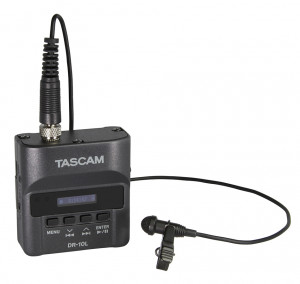 Tascam DR-10L - Cyfrowy rejestrator audio z mikrofonem lavalier