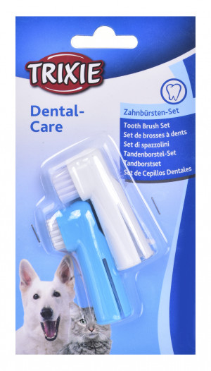 TRIXIE Szczoteczka do zębów 6 cm dla psa i kota - 2 szt.