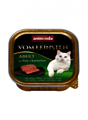 ANIMONDA Vom Feinsten Classic Cat smak: indyk i królik 100g