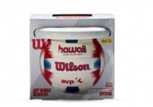 Piłka do siatkówki Wilson AVP Hawaii Beach Official size biało-czerwono-niebieska rozm. 5 WTH80219KIT
