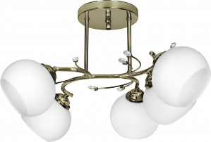 Żyrandol klasyczna lampa sufitowa wisząca Activejet IRMA Patyna 5xE27 do salonu