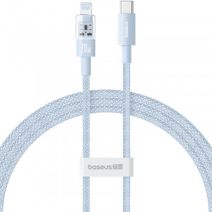 Kabel Baseus Gem USB C-IP 20W 1m (niebieski)