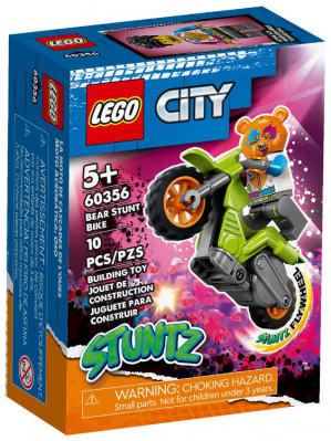 LEGO City 60356 Motocykl kaskaderski z niedźwiedziem