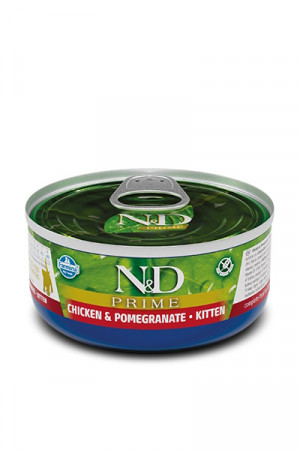 FARMINA N&D Cat Prime Chicken&Pomegranate Kitten - mokra karma dla kota - 70 g