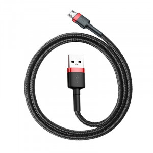 BASEUS CAFULE KABEL MICRO USB 1.5A, 2 METRY, CZERW