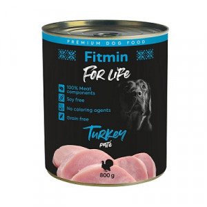 FITMIN For Life dog konserwa turkey 800g