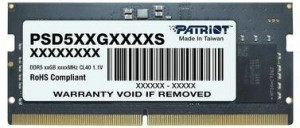 PATRIOT DDR5 32GB 5600MHz SODIMM Signature