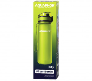 Butelka filtrująca Aquaphor City, poj. 500ml, zielona, 1 wkład