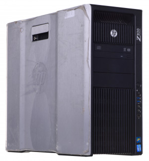 HP WorkStation Z820 2x(E5-2665 v2) RAM 128GB 500GB SSD DVDRW NVQ K5000 TOWER Win10pro UŻYWANY