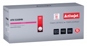 Activejet ATK-5160MN Toner do drukarki Kyocera, Zamiennik Kyocera TK-5160M; Supreme; 12000 stron; purpurowy.