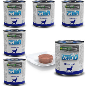 FARMINA Vet Life UltraHypo - mokra karma dla psa - 6x300 g