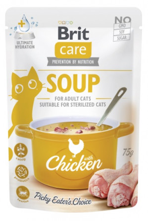 BRIT Care Soup Kurczak - zupa dla kota - 75g