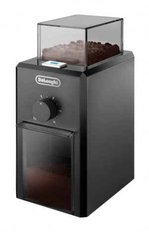 Młynek do kawy DeLonghi KG 79 (110W/ żarnowy/ czarny)