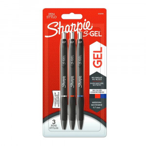 Sharpie-długopis żelowy S-GEL blister 3 szt (3 kolory)