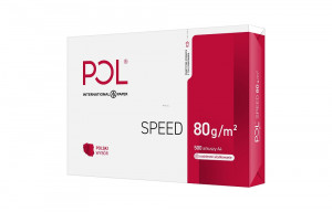 Papier xero ksero biurowy POLSPEED (A4; 80g/m2; 500 szt. arkuszy; papier biały; matowy)