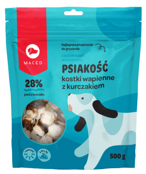 MACED dla psa kostki z wapniem i kurczakiem 500g