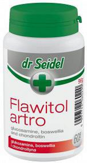DR SEIDEL Flawitol Artro - preparat ułatwiający funkcjonowanie stawów i mięśni u psów 60tabl.