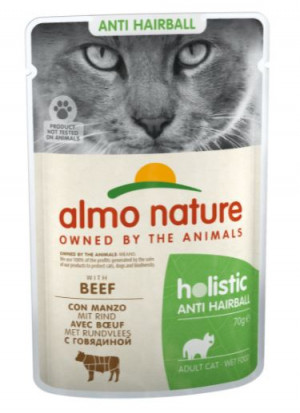 ALMO NATURE Functional Hairball Adult z wołowiną - mokra karma dla kota - 70 g