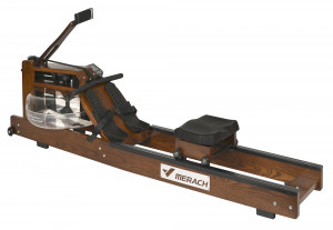 Wioślarz wodny drewniany MERACH MR-902/FS bluetooth&app, retro