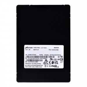 Dysk SSD Micron 7400 PRO 3.84TB U.3 NVMe Gen4 MTFDKCB3T8TDZ-1AZ1ZABYY (DWPD 1)