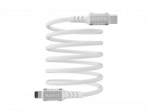 Kabel magnetyczny Havit Typ C-Lightning (biały)