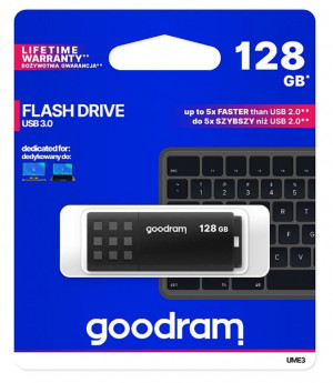 GOODRAM FLASHDRIVE 128GB UME3 USB 3.0 BLACK