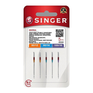 Igła SINGER N2020 -12/80-14/90-16/100 blister 5szt
