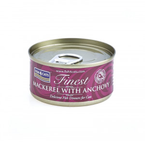 FISH4CATS Makrela z anchois - mokra karma dla kota - 70g