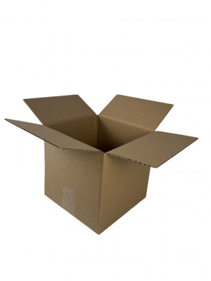 KARTON KLAPOWY, pudełko zrobione z tektury 3W 3 warstwowej, kolor szaro/brązowy, 250X150X80mm 320G/M2 30 SZTUK