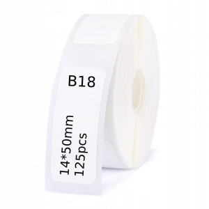 Etykiety termiczne Niimbot T14*50-125 White