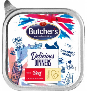Butcher's Delicious Dinners kawałki z wołowiną w sosie 100g