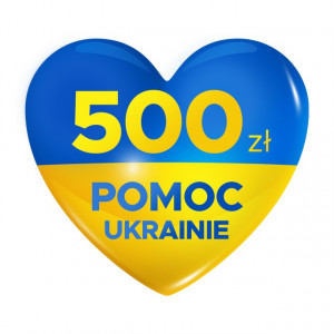 Cegiełka dla Ukrainy 500 zł - akcja charytatywna