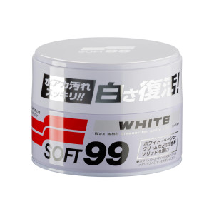 Soft99 White Soft Wax - wosk do jasnych lakierów 350g