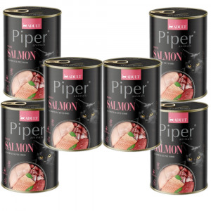 PIPER Animals z łososiem - mokra karma dla kota - 6x400g