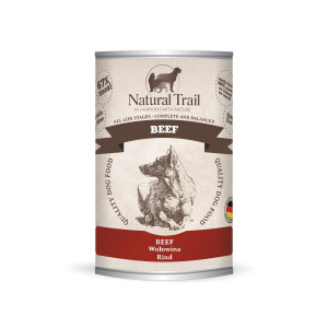 NATURAL TRAIL Wołowina - mokra karma dla psa - 400g