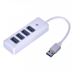 ORICO HUB USB-A 4X USB-A 3.1, BIAŁY