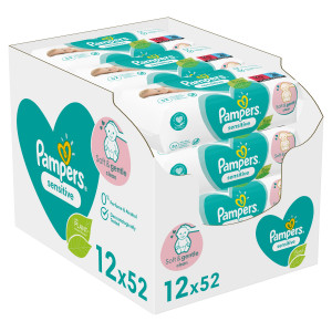 Chusteczki Pampers Sensitive 12x52
