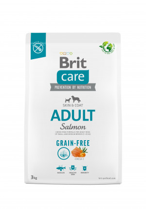 BRIT Care Grain-Free Adult Salmon – sucha karma dla psa - 3 kg