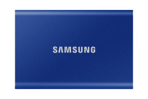Dysk zewnętrzny SSD Samsung T7 (2TB; USB 3.2; niebieski; MU-PC2T0H/WW)