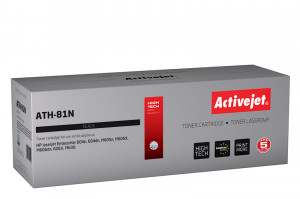 Activejet ATH-81N Toner do drukarki HP, Zamiennik HP 81A CF281A; Supreme; 10500 stron; czarny.
