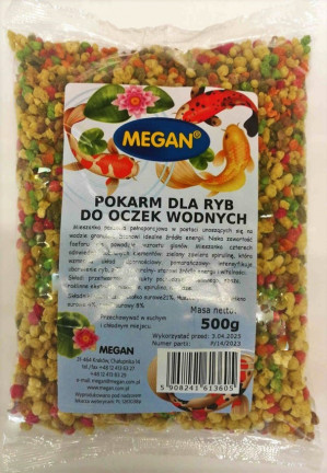 MEGAN karma dla RYB DO OCZEK WODNYCH 500g