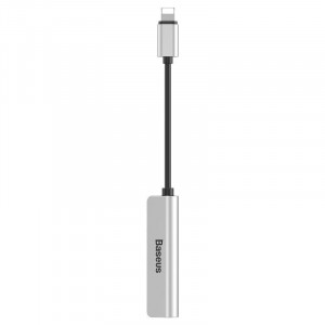 BASEUS ADAPTER LIGHTNING DO MINI JACK 3.5MM I 2X L