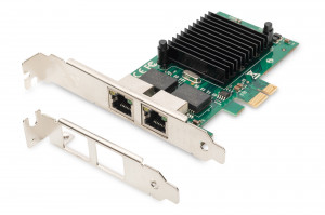 DIGITUS KARTA SIECIOWA PCIE 2X RJ45 DN-10132