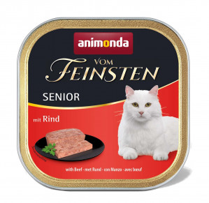 ANIMONDA Vom Feinsten Senior Cat wołowina - mokra karma dla kota - 100g