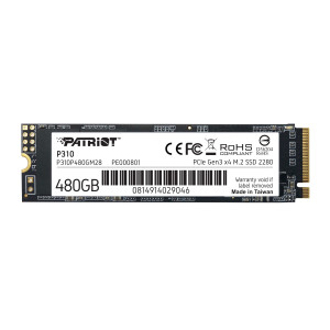 SSD Patriot P310 480GB M.2 2280 PCIe NVMe 4 x4 TLC